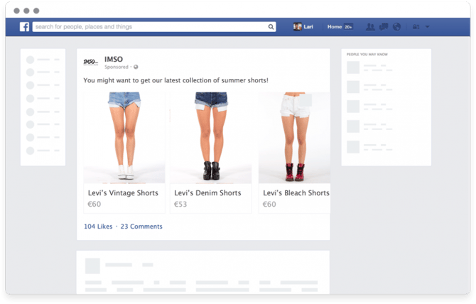 Facebook-productadvertentietitel