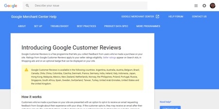Google Customer Reviews  (1)