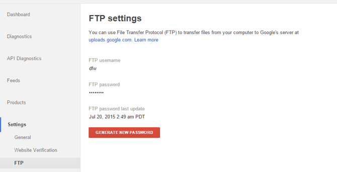 Google-Merchant-Center-ftp