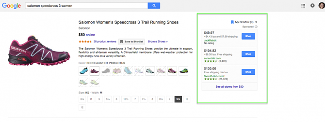 gebruik verkopersbeoordelingen op Google Shopping