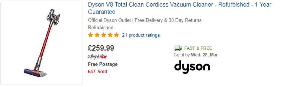 goed titel voorbeeld ebay