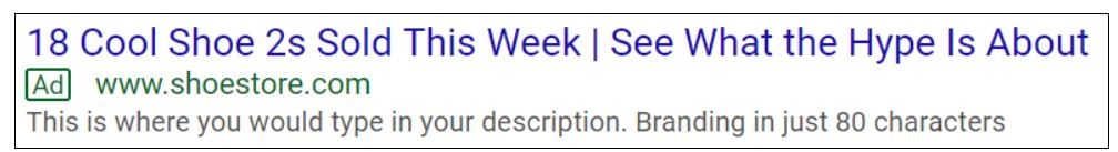 op-feed-gebaseerde-tekstadvertentie-op-Google Search-Social-Proof