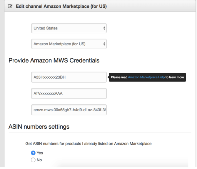 verkopen met Amazon asin nummer