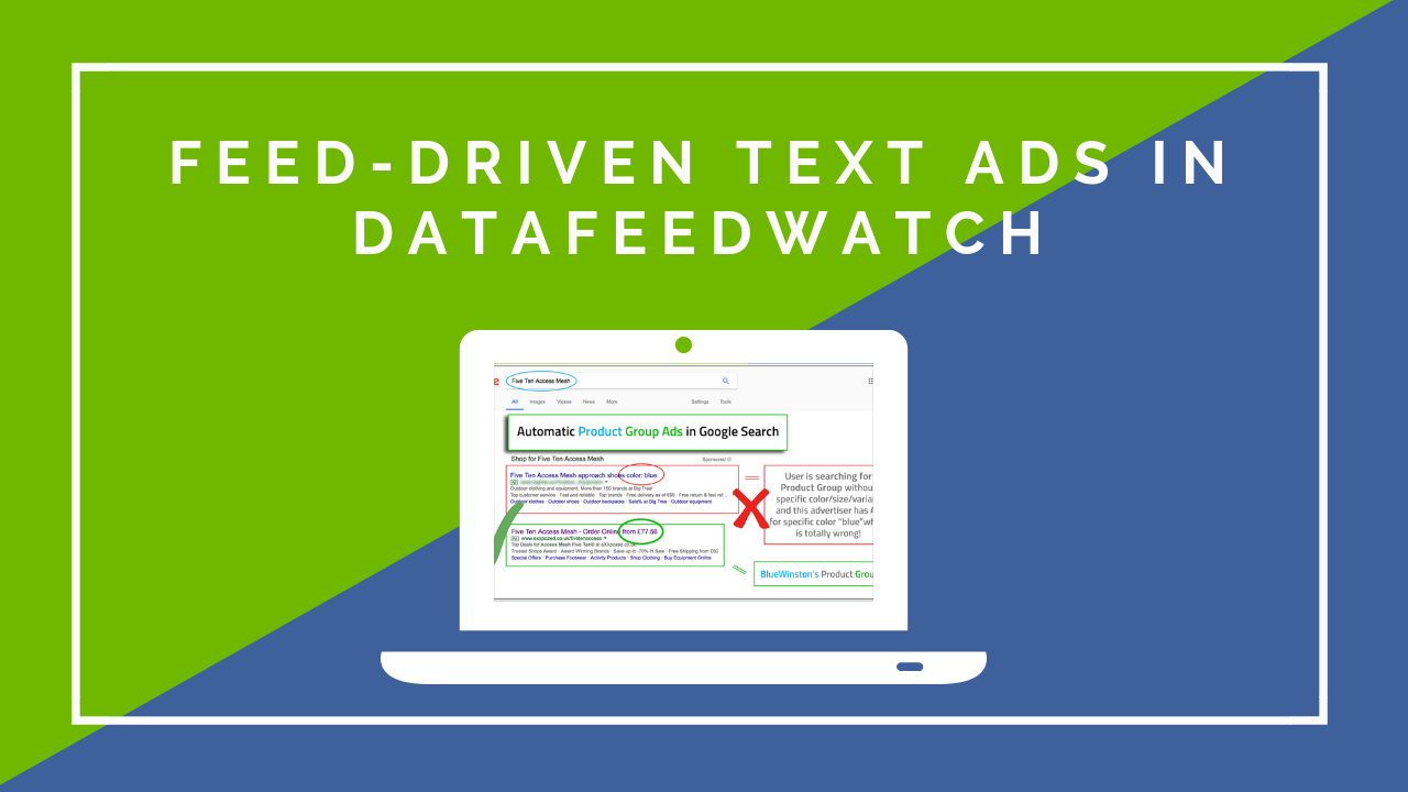 Feed-Driven Text Ads in DataFeedWatch